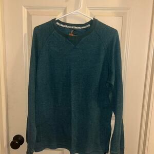 Green long sleeve mens shirt